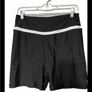 Attarco Women’s Gym Shorts Size Large Black Color, waist 28”,